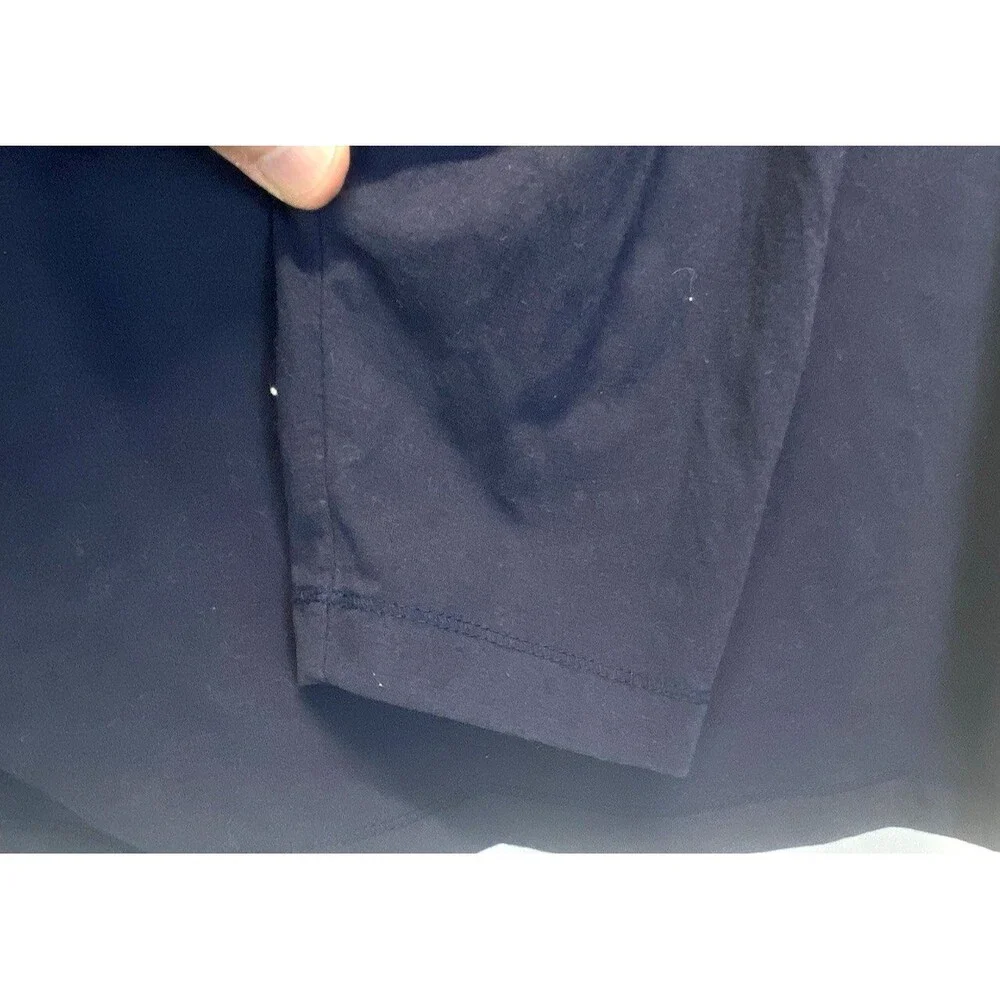 Banana Republic Men's XL Navy Blue Long Sleeve Pullover Split Neck Athleisure